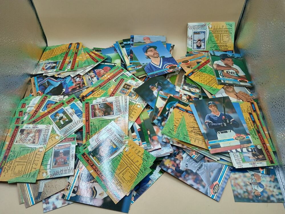 1990 Topps Stadium Baseball Lot - Unsorted - 1lb 8oz